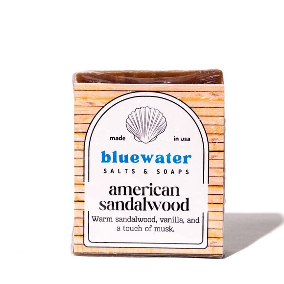 AMERICAN SANDALWOOD - Bluewater Body Wash Natural Soap (1 Body Bar) - Picture 3 of 6